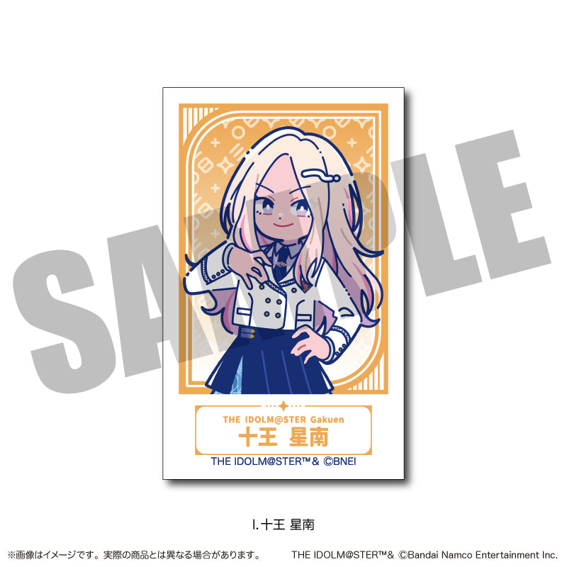 「学園アイドルマスター」チェキ風カード