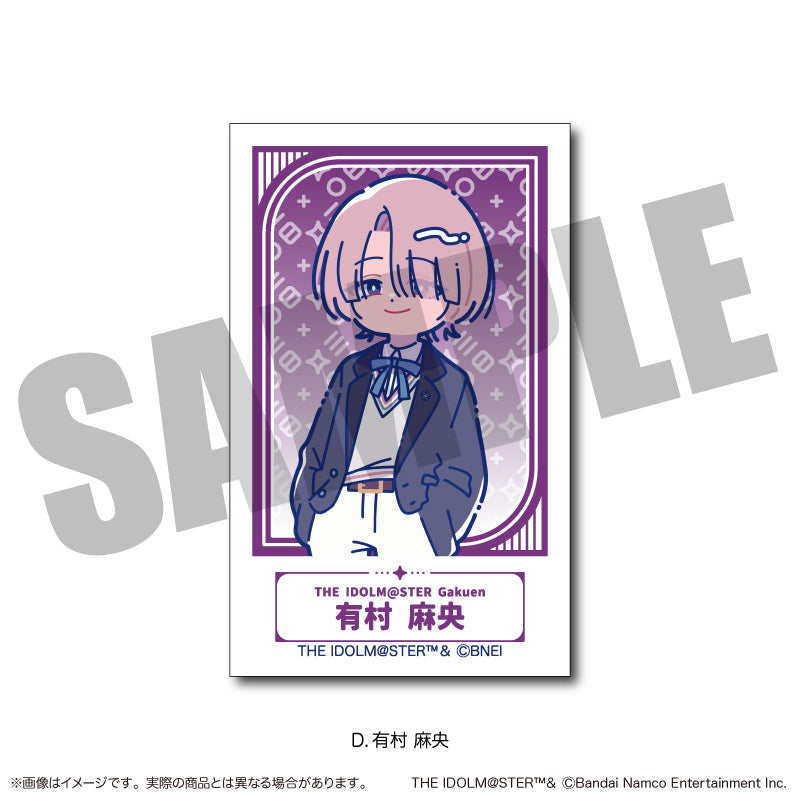 「学園アイドルマスター」チェキ風カード