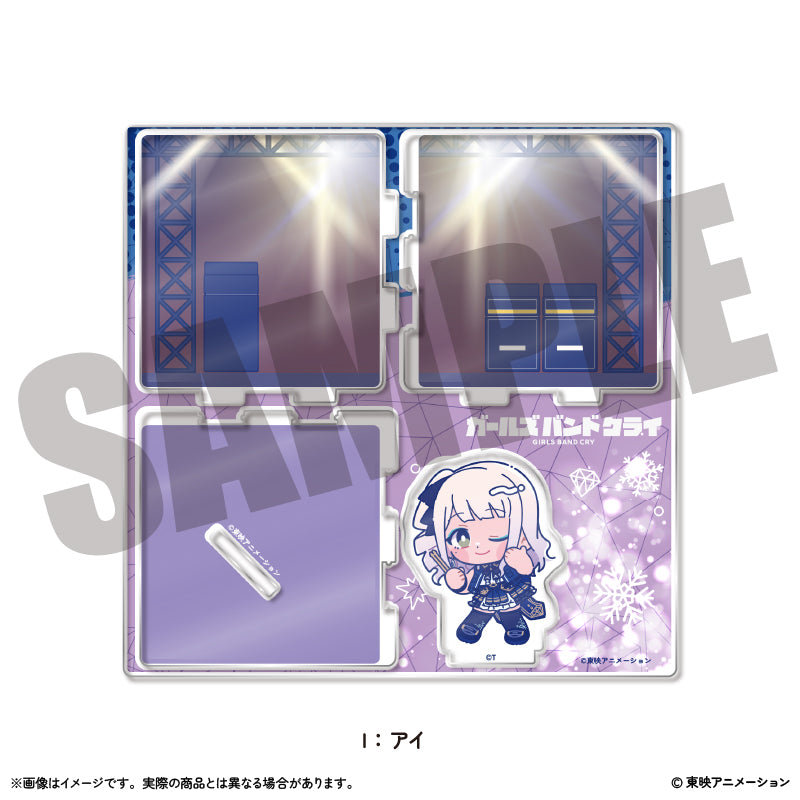 アニメ「ガールズバンドクライ」にゅ~とろ アクリルジオラマ