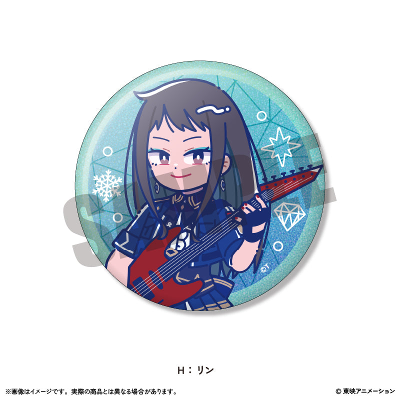 アニメ「ガールズバンドクライ」にゅ~とろ ホログラム缶バッジ Vol.1