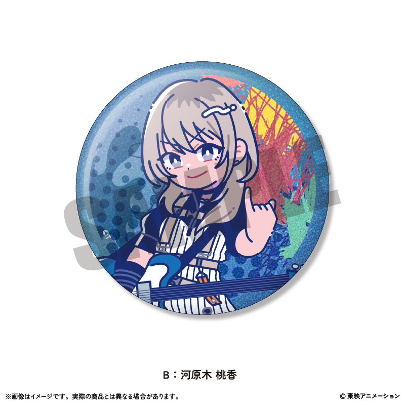 アニメ「ガールズバンドクライ」にゅ~とろ ホログラム缶バッジ Vol.1