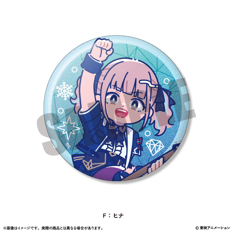 アニメ「ガールズバンドクライ」にゅ~とろ ホログラム缶バッジ Vol.1