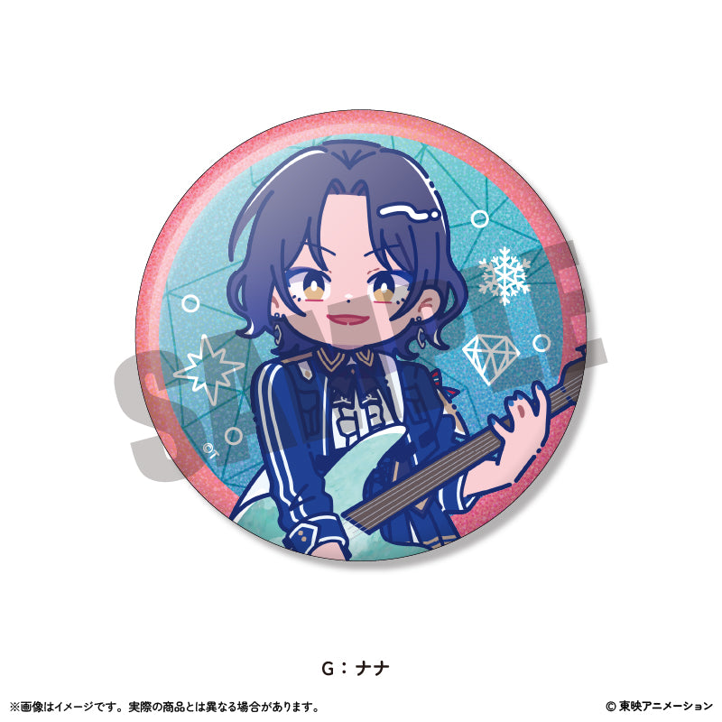 アニメ「ガールズバンドクライ」にゅ~とろ ホログラム缶バッジ Vol.1