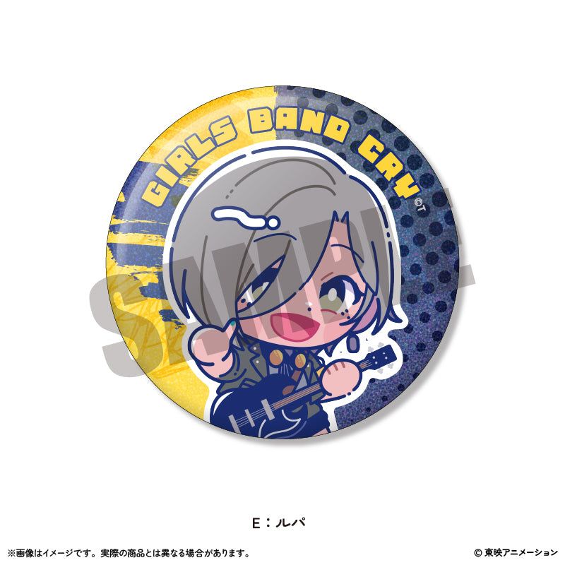 アニメ「ガールズバンドクライ」にゅ~とろ ホログラム缶バッジ Vol.2