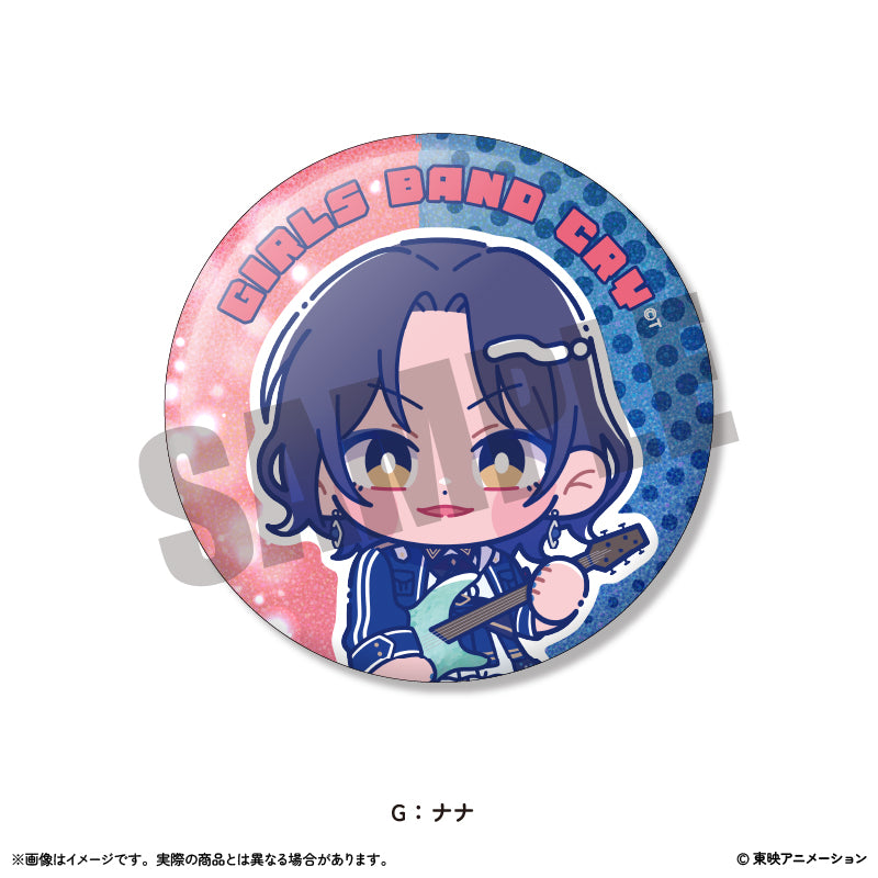 アニメ「ガールズバンドクライ」にゅ~とろ ホログラム缶バッジ Vol.2