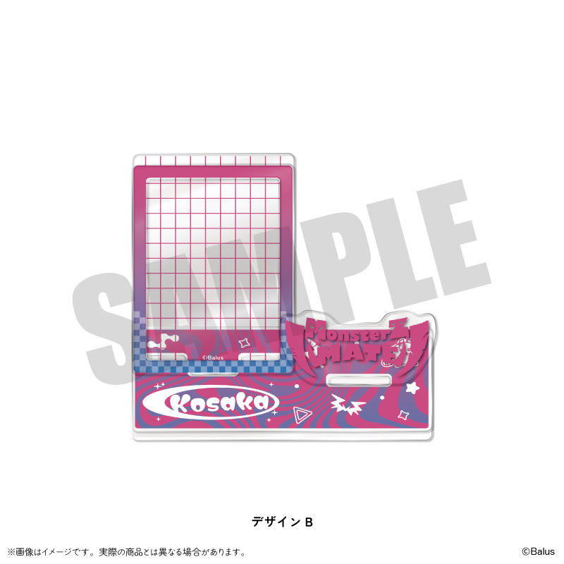 「MonsterZ MATE」 にゅ〜とろ 証明写真風スタンド