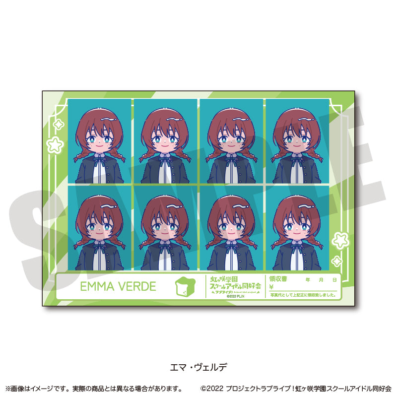 TVアニメ「ラブライブ!虹ヶ咲学園スクールアイドル同好会」 にゅ〜とろ 証明写真風ステッカー