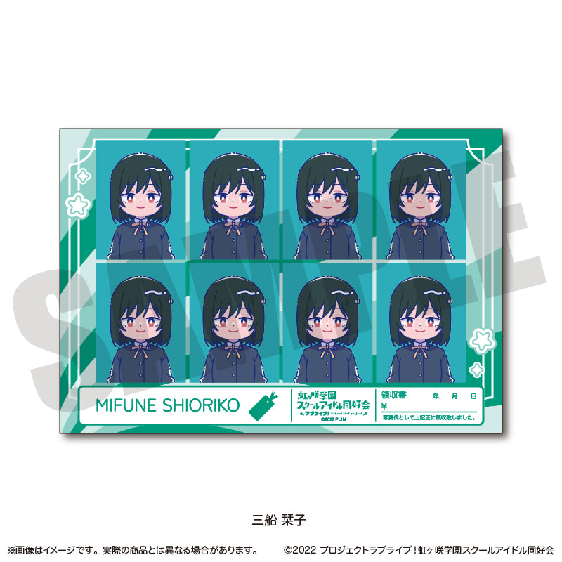 TVアニメ「ラブライブ!虹ヶ咲学園スクールアイドル同好会」 にゅ〜とろ 証明写真風ステッカー