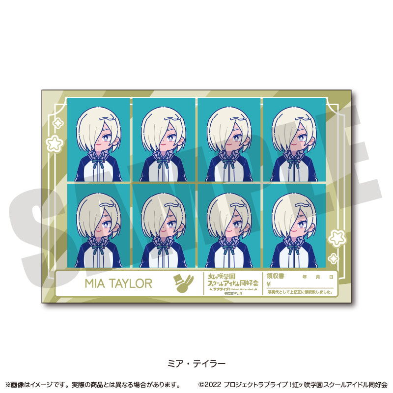 TVアニメ「ラブライブ!虹ヶ咲学園スクールアイドル同好会」 にゅ〜とろ 証明写真風ステッカー