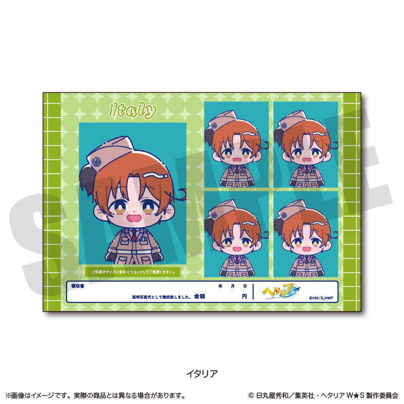 「ヘタリア World★Stars」 にゅ〜とろ 証明写真風ステッカーVol.2