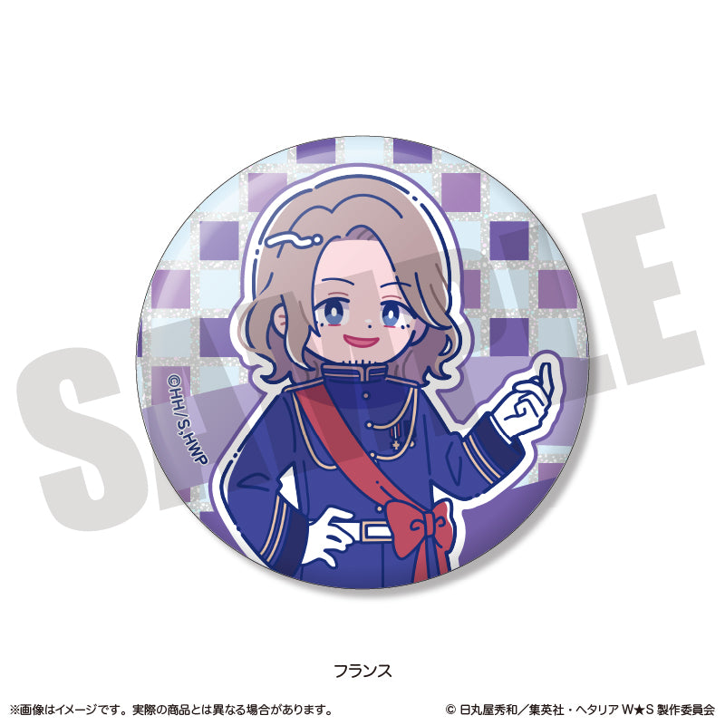 「ヘタリア World★Stars」 にゅ〜とろ ホログラム缶バッジ Vol.1
