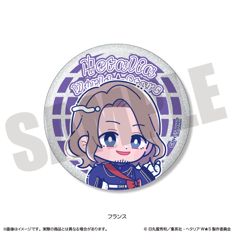 「ヘタリア World★Stars」 にゅ〜とろ ホログラム缶バッジ Vol.2