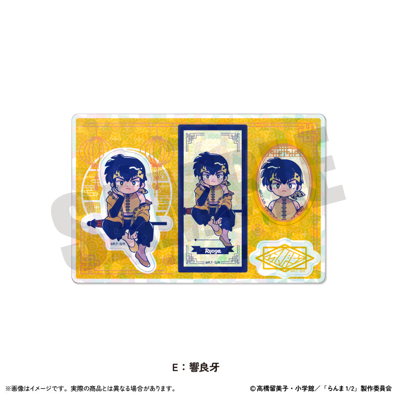 TVアニメ「らんま1/2」 にゅ〜とろ 第2弾 ホログラムステッカーシート