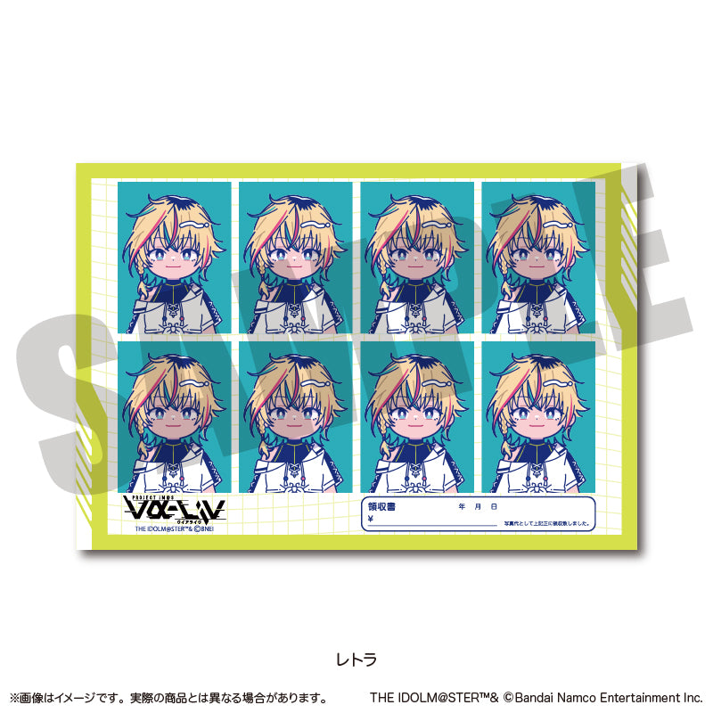 PROJECT IM@S va-Liv にゅ〜とろ 証明写真風ステッカー