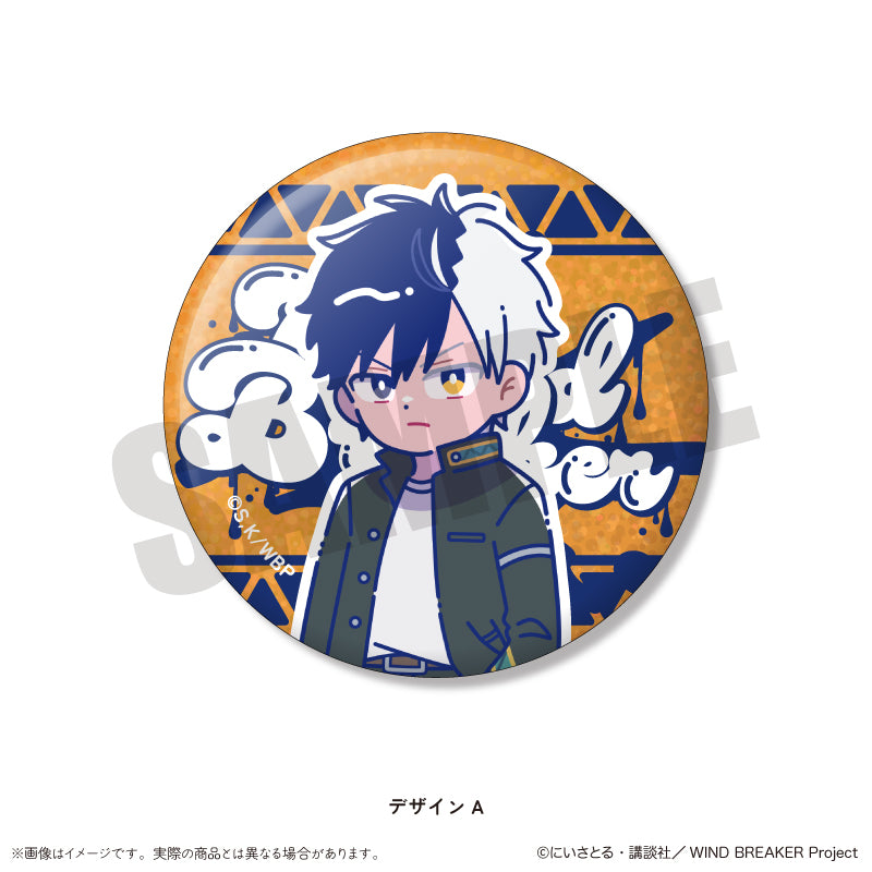 TVアニメ「WIND BREAKER」 にゅ〜とろ ホログラム缶バッジ