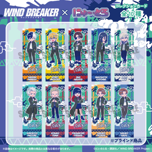 TVアニメ「WIND BREAKER」 にゅ〜とろ コレクションカード