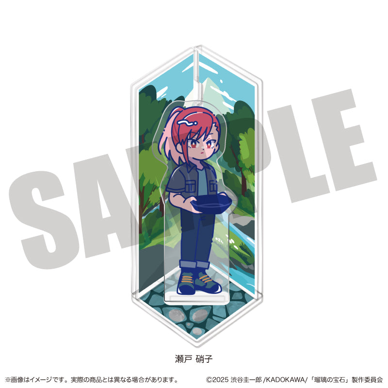 TVアニメ『瑠璃の宝石』 にゅ〜とろ アクリルジオラマスタンド