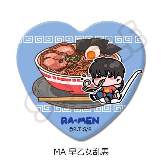 TVアニメ『らんま 1/2』ハート型缶バッジ