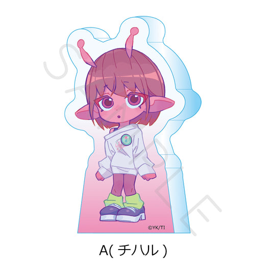 アニメ『銀河特急 ミルキー☆サブウェイ』 アクリルミニブロック