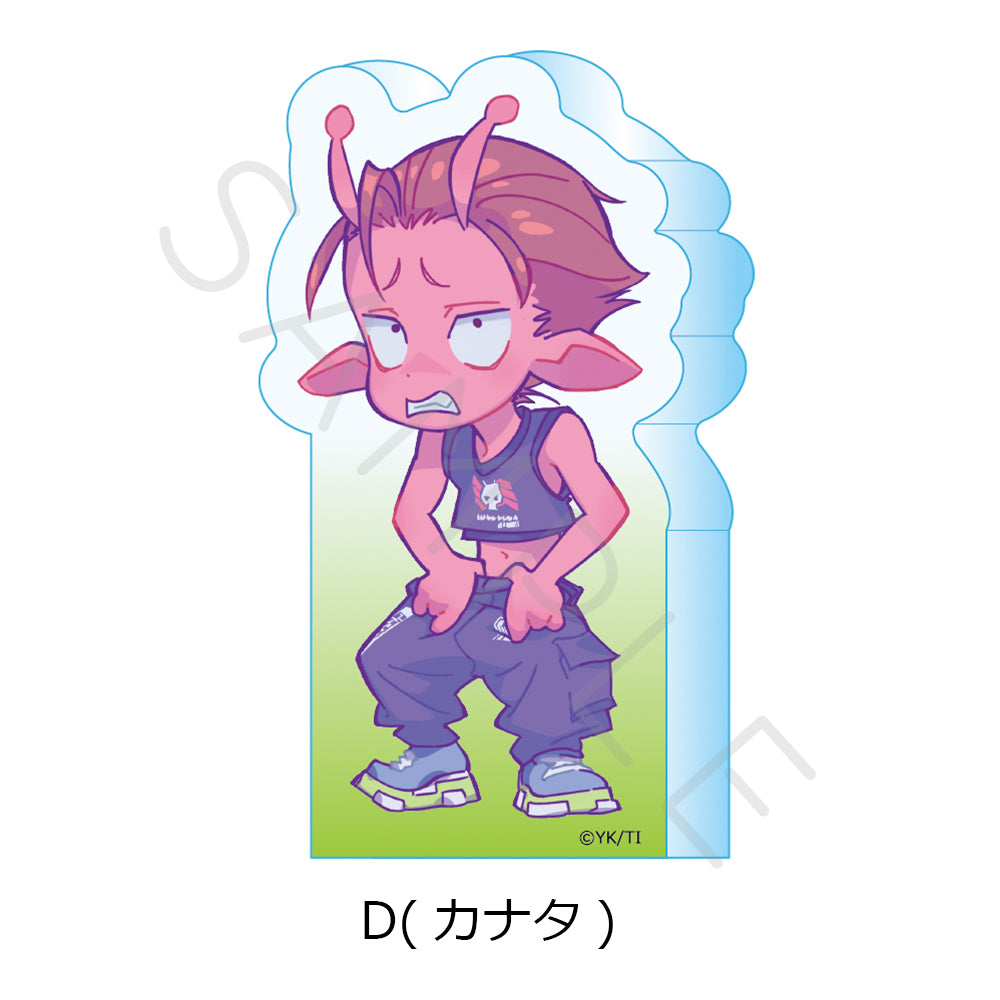 アニメ『銀河特急 ミルキー☆サブウェイ』 アクリルミニブロック