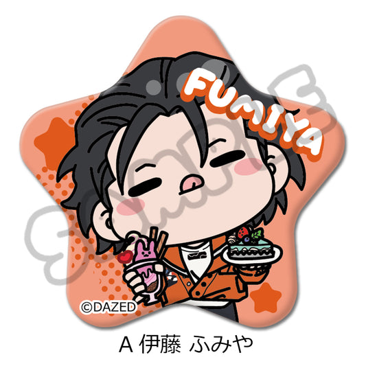 超人的シェアハウスストーリー『カリスマ』星型缶バッジ