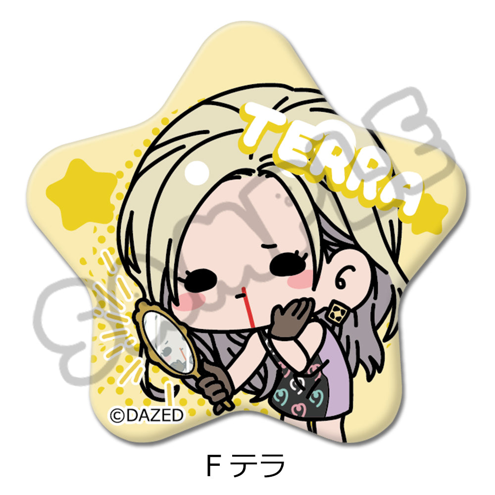 超人的シェアハウスストーリー『カリスマ』星型缶バッジ