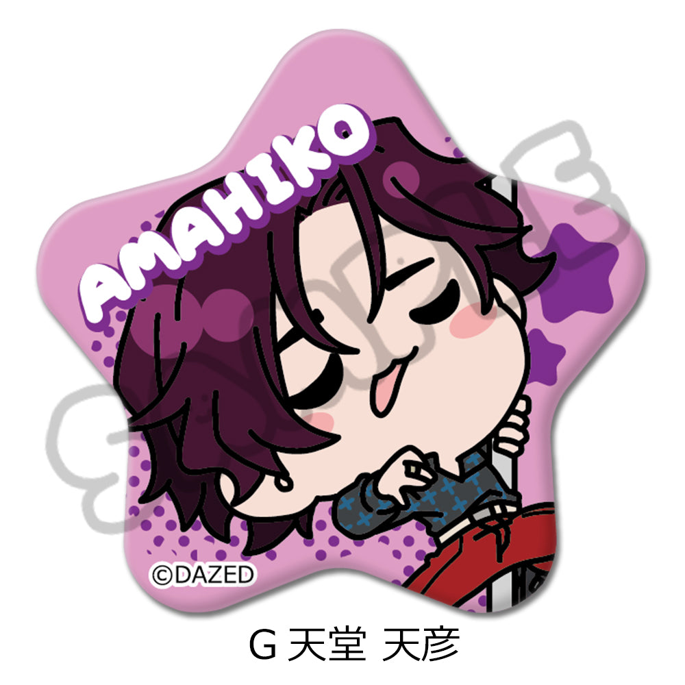 超人的シェアハウスストーリー『カリスマ』星型缶バッジ