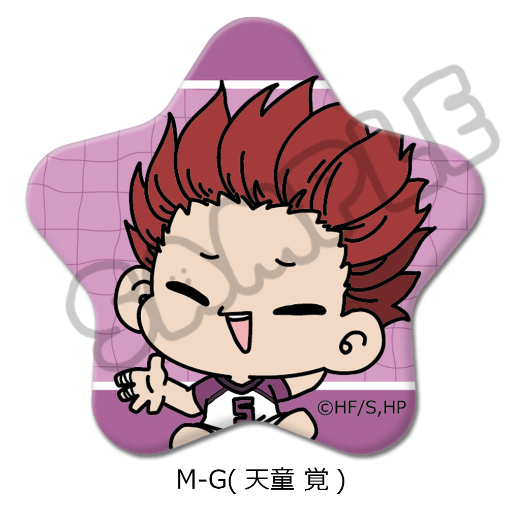 「ハイキュー!!」 みんなmochocho化大作戦!第1弾 星型缶バッジ