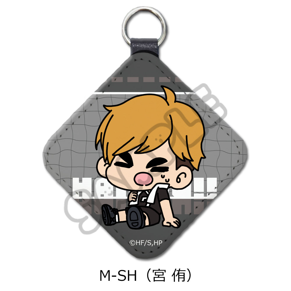 「ハイキュー!!」レザーチャーム(ひし形)