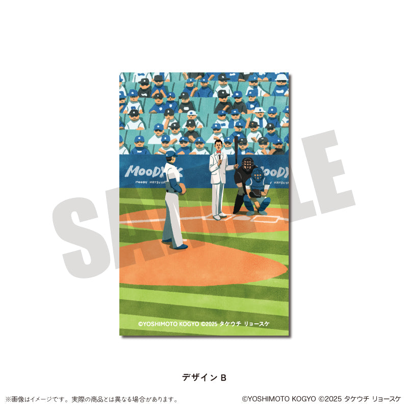 ムーディ勝山 × タケウチリョースケ ステッカー
