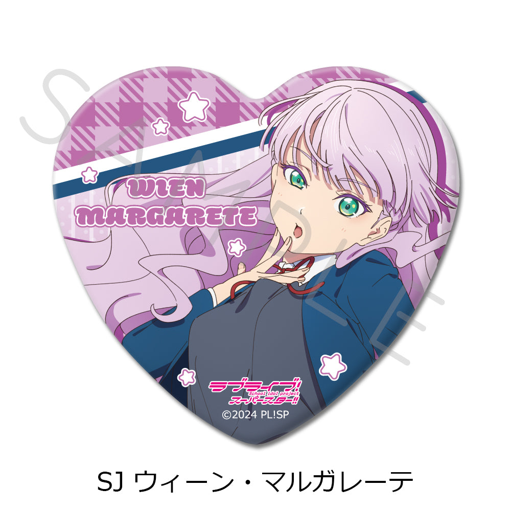 『ラブライブ!スーパースター!!』 ハート型缶バッジ