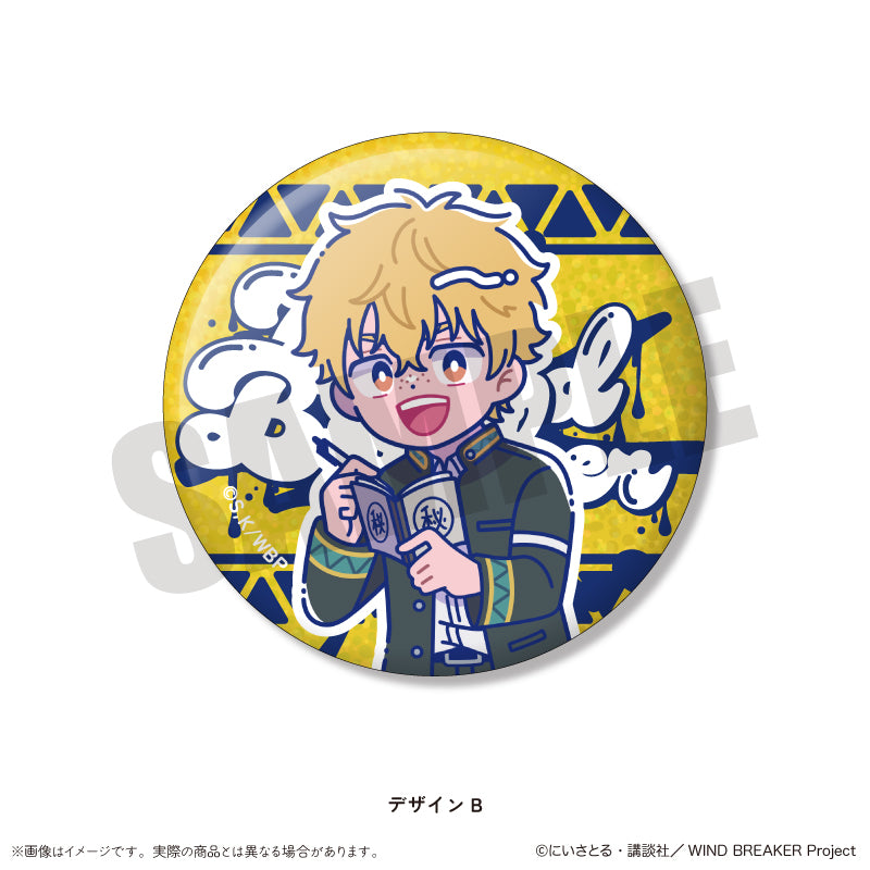 TVアニメ「WIND BREAKER」 にゅ〜とろ ホログラム缶バッジ