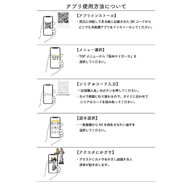 超人 糸井嘉男 ARアクリルスタンド アプリ使用方法
