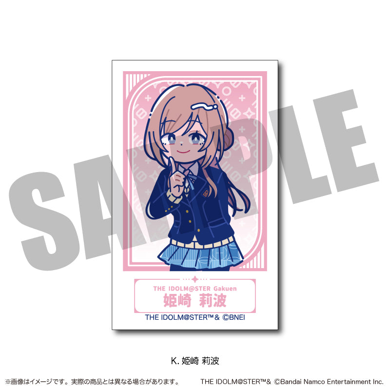「学園アイドルマスター」チェキ風カード
