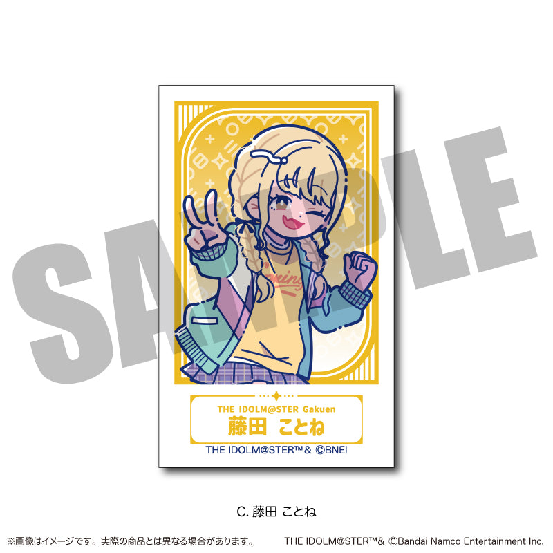 「学園アイドルマスター」チェキ風カード