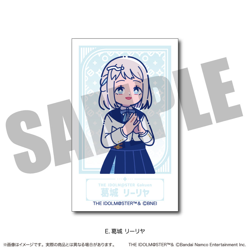 「学園アイドルマスター」チェキ風カード