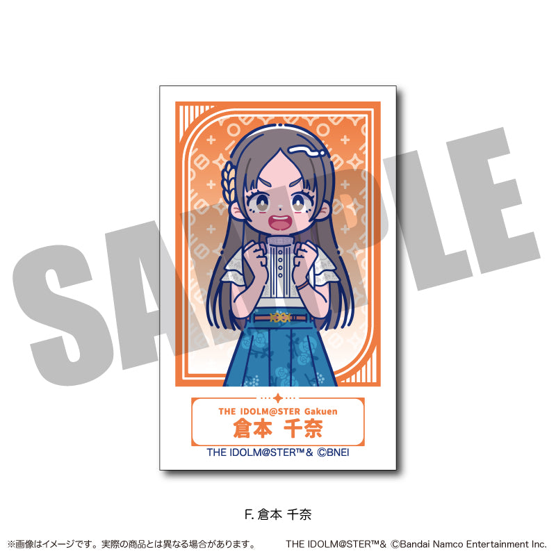 「学園アイドルマスター」チェキ風カード