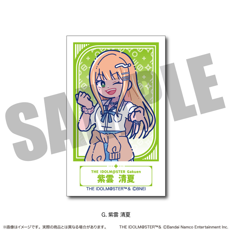 「学園アイドルマスター」チェキ風カード