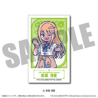 「学園アイドルマスター」チェキ風カード