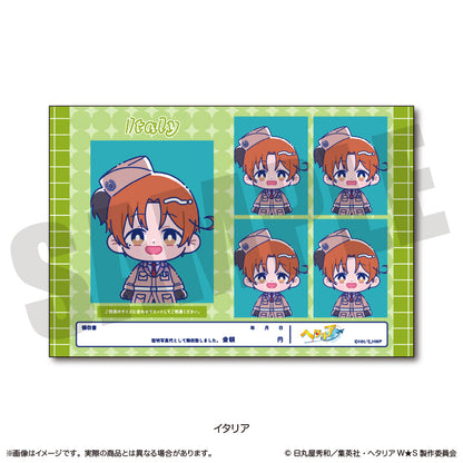 「ヘタリア World★Stars」 にゅ〜とろ 証明写真風ステッカーVol.2