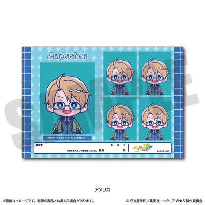 「ヘタリア World★Stars」 にゅ〜とろ 証明写真風ステッカーVol.2