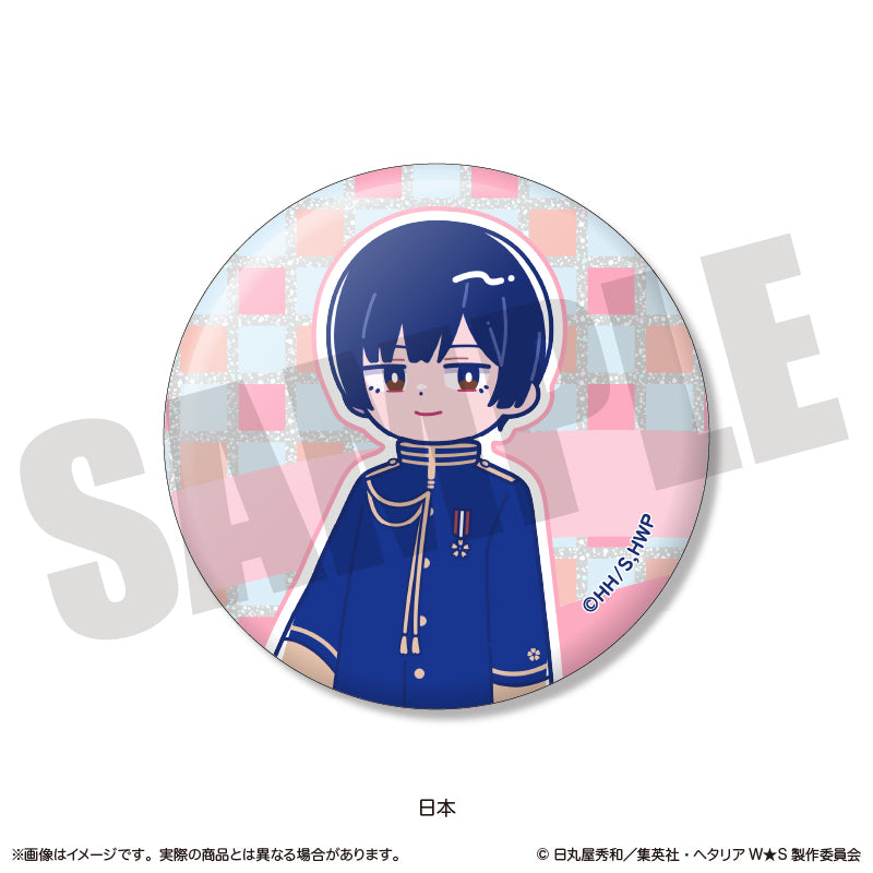 「ヘタリア World★Stars」 にゅ〜とろ ホログラム缶バッジ Vol.1