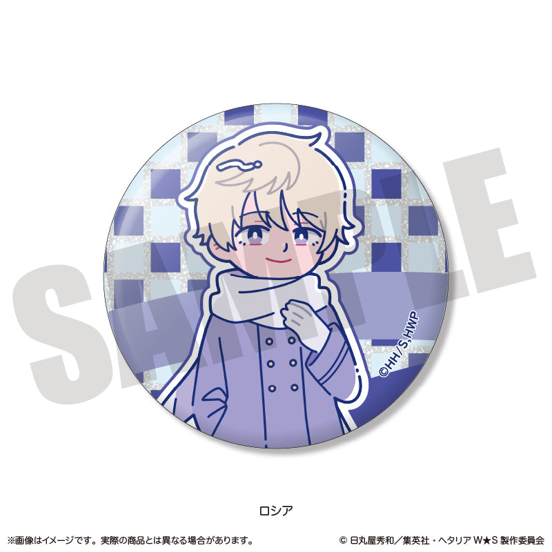 「ヘタリア World★Stars」 にゅ〜とろ ホログラム缶バッジ Vol.1