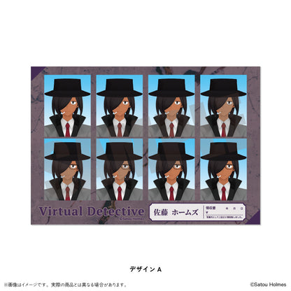 「佐藤ホームズ」 証明写真風ステッカー