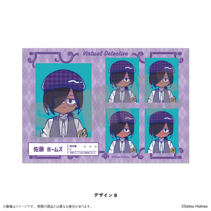 「佐藤ホームズ」 にゅ～とろ 証明写真風ステッカー