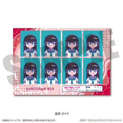 TVアニメ「ラブライブ！サンシャイン‼︎」 にゅ〜とろ 証明写真風ステッカー