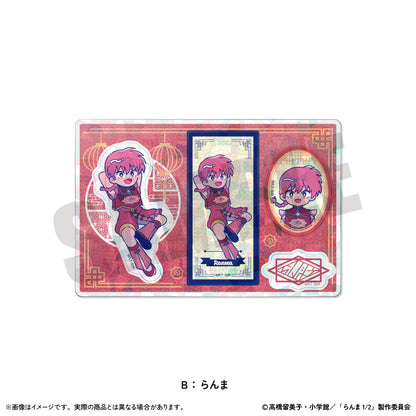 TVアニメ「らんま1/2」 にゅ〜とろ 第2弾 ホログラムステッカーシート