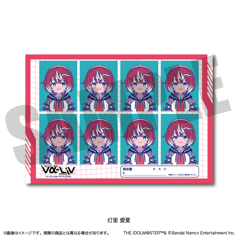 PROJECT IM@S va-Liv にゅ〜とろ 証明写真風ステッカー