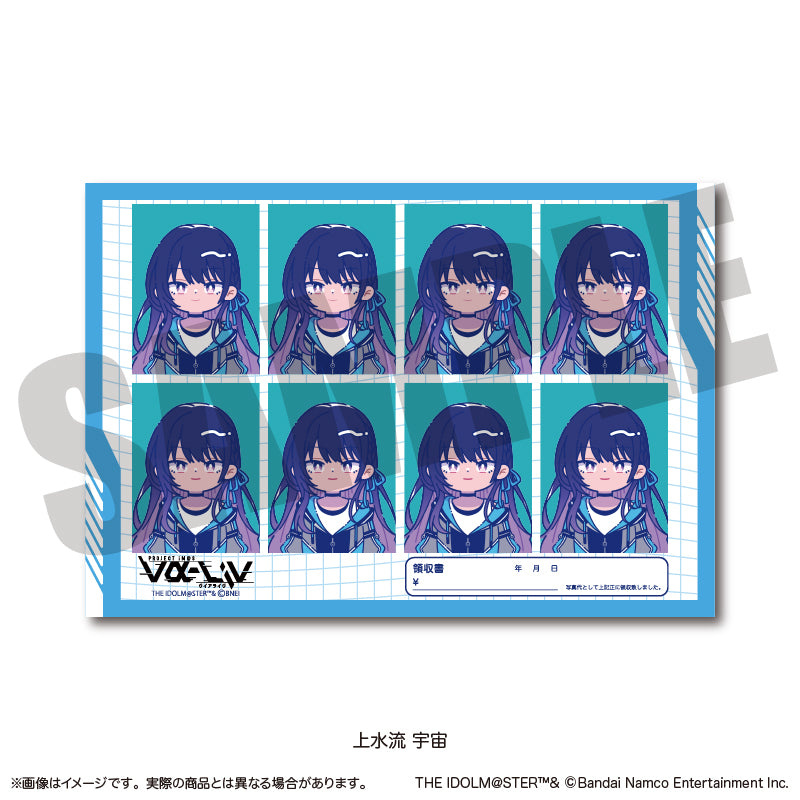 PROJECT IM@S va-Liv にゅ〜とろ 証明写真風ステッカー