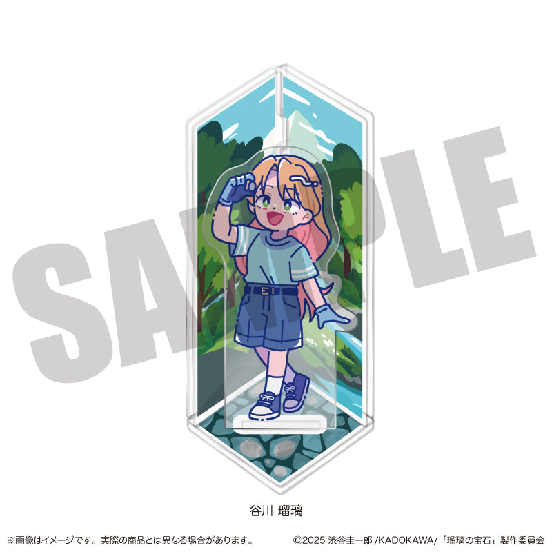 TVアニメ『瑠璃の宝石』 にゅ〜とろ アクリルジオラマスタンド